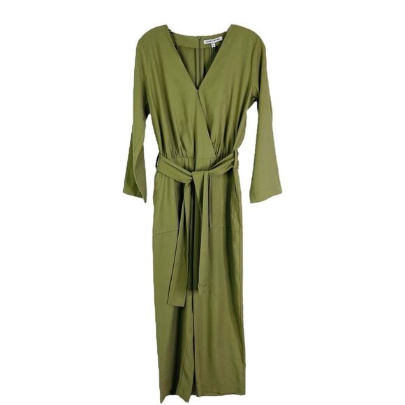 NEW Emma and James green Sydney utility cropped jumpsuit XS - Picture 1 of 7